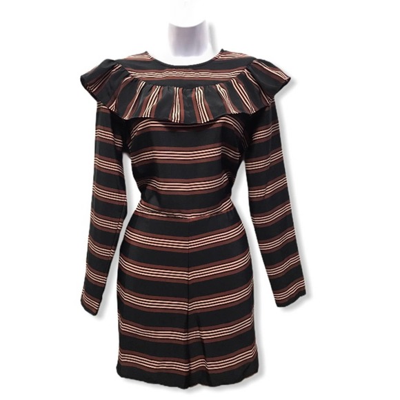 ASOS | Chic Long Sleeve Striped Romper - Picture 10 of 10